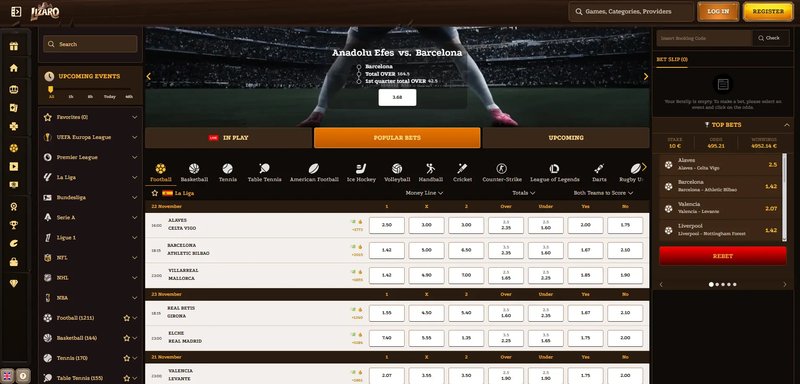 Lizaro casino bonus in United Kingdom